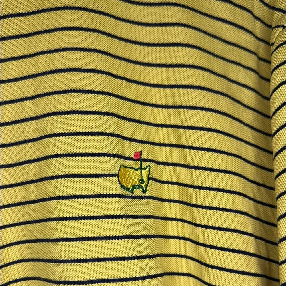 Masters Yellow and Black Polo Shirt Classic Style - Picture 2 of 5